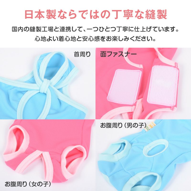 術後服エリザベスウエア(R)(男の子/ダックス・小型犬用)