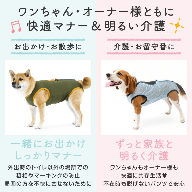 メッシュバッククロスマナーガード(R)(マナー＆サニタリーパンツ兼用)