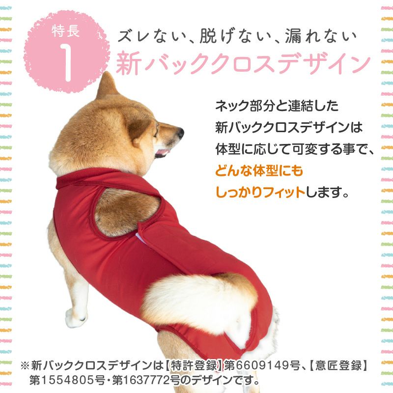 ベア天バッククロスマナーガード(R)(男女兼用／中型犬用)