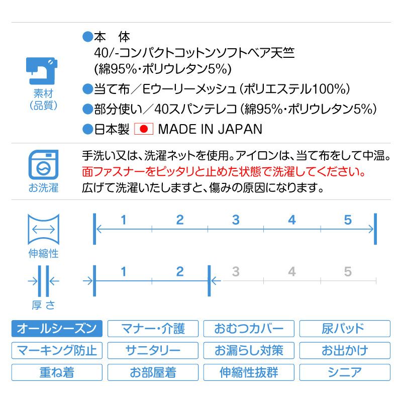 ベア天介護服マナーガード(R)(男女兼用/ダックス・小型犬用)