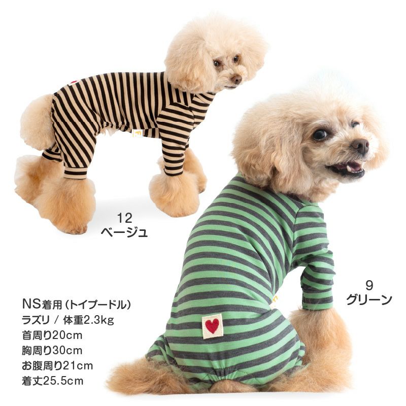 ウォームボーダーお部屋着(ダックス・小型犬用)