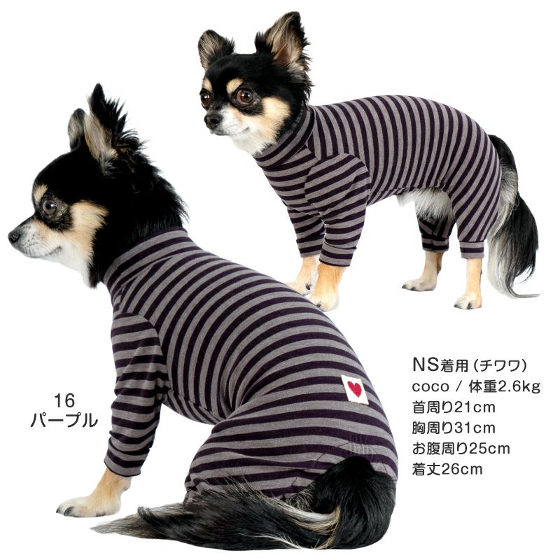 ウォームボーダーお部屋着(ダックス・小型犬用)