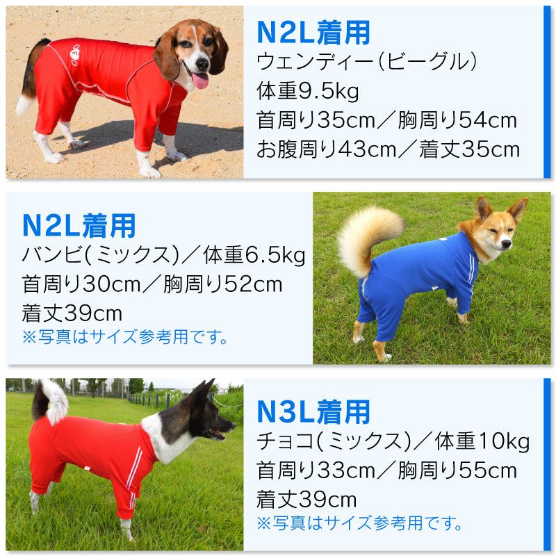 抗菌・防臭機能付き皮膚保護服スキンウエア(R)(男女兼用/中型犬用/抗菌・防臭素材)