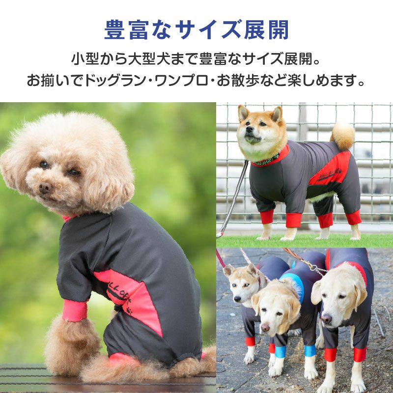 ドッグプレイ(R)撥水レインラッシュガード(ダックス・小型犬用)