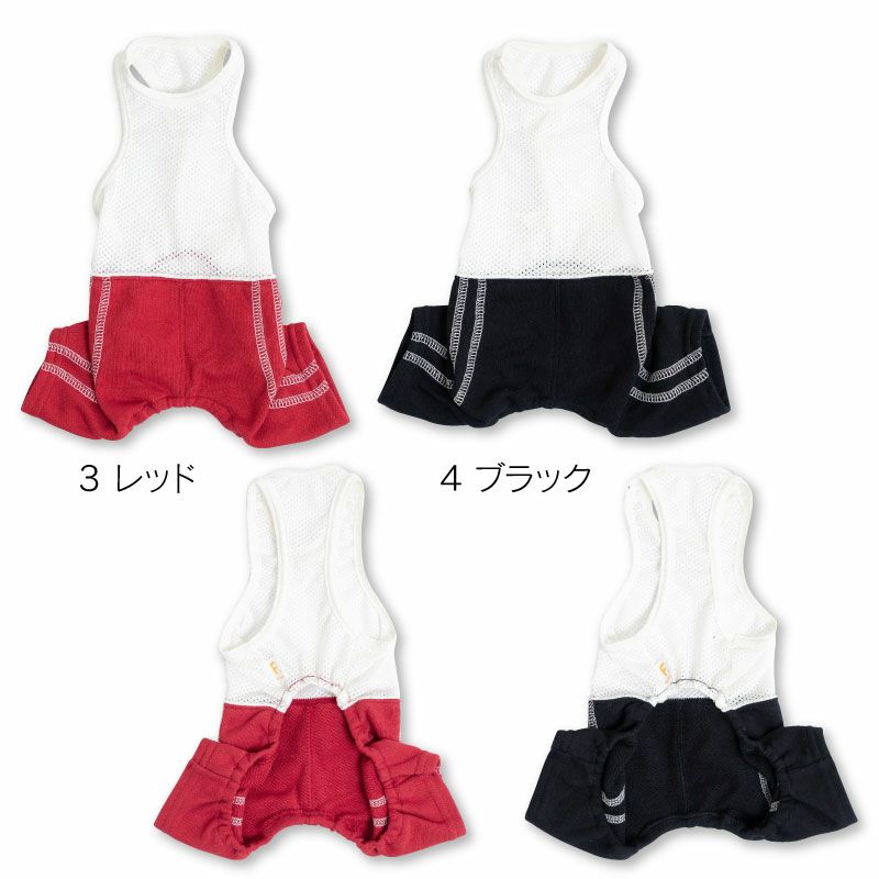 メッシュインナー付ダブルライン裏毛パンツ（ダックス・小型犬用）