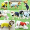 ロゴプリントダンボールニットつなぎ（ダックス・小型犬用）