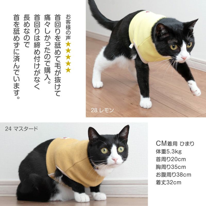 猫用ネック保護スキンウエア(R) | 犬猫の服の通販フルオブビガー本店