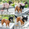 ボーダーポケットベア天長袖お部屋着(ダックス・小型犬用)