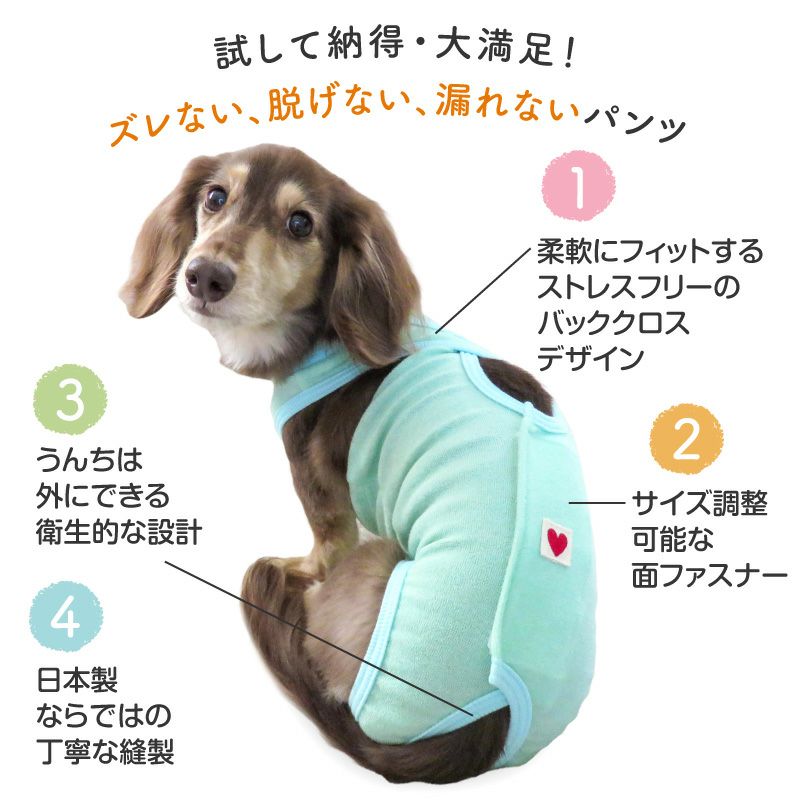 パイル介護服マナーガード(R)(男女兼用/ダックス・小型犬用)
