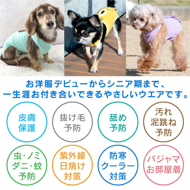 パイル介護服マナーガード(R)(男女兼用/ダックス・小型犬用) | 犬猫の