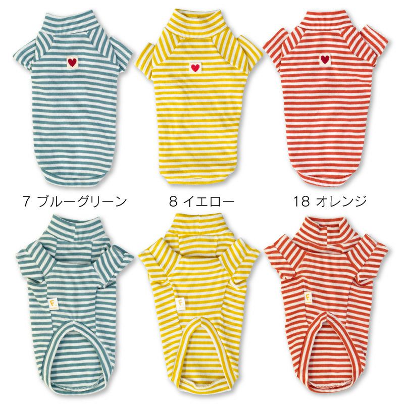 テレコボーダーラグランTシャツ(ダックス・小型犬用)