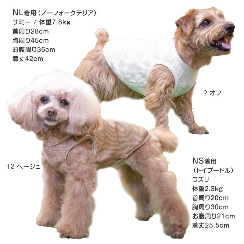 ワッフルタンク(ダックス・小型犬用)