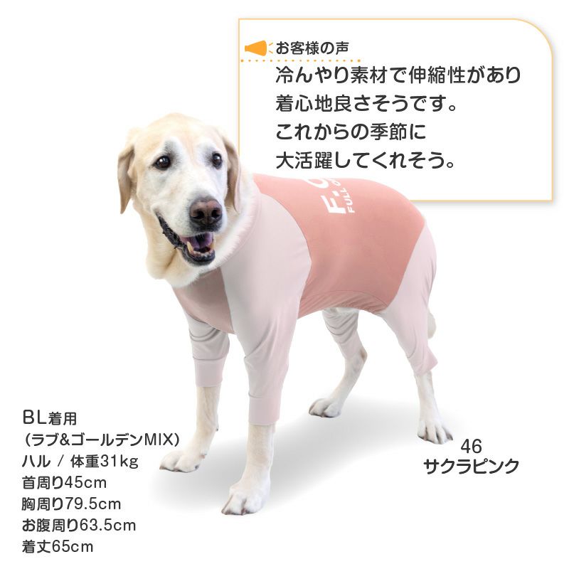 ドッグプレイ（R)接触冷感ハイテンションラッシュガード(大型犬用)