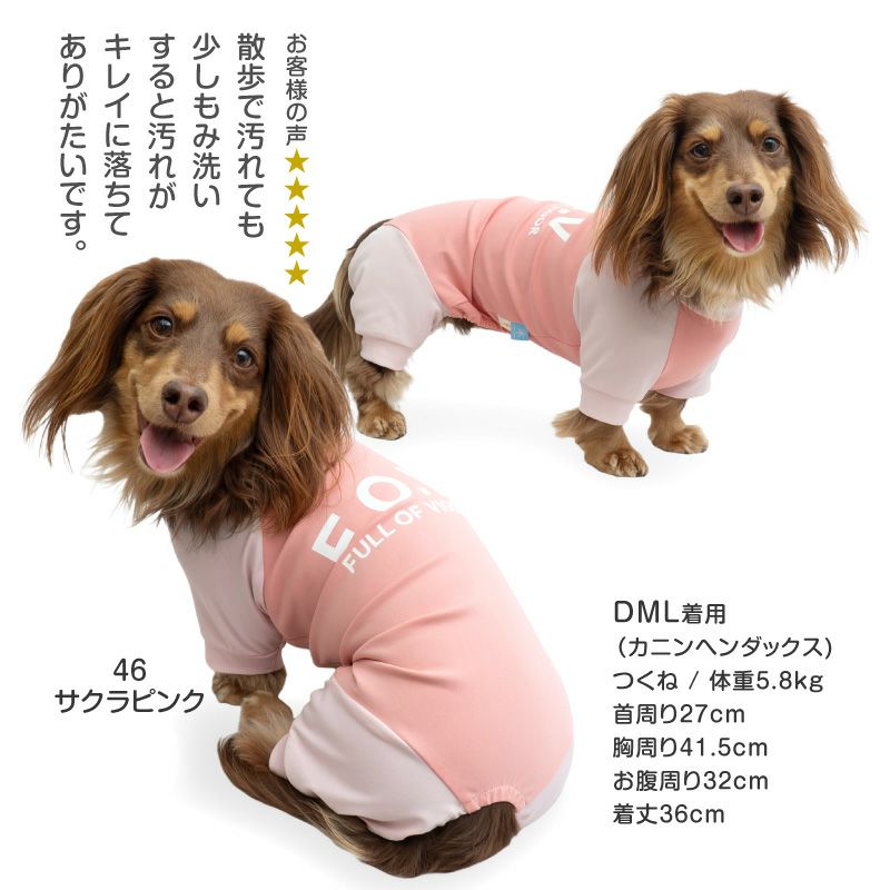 ドッグプレイ（R）接触冷感ハイテンションラッシュガード(ダックス・小型犬用)