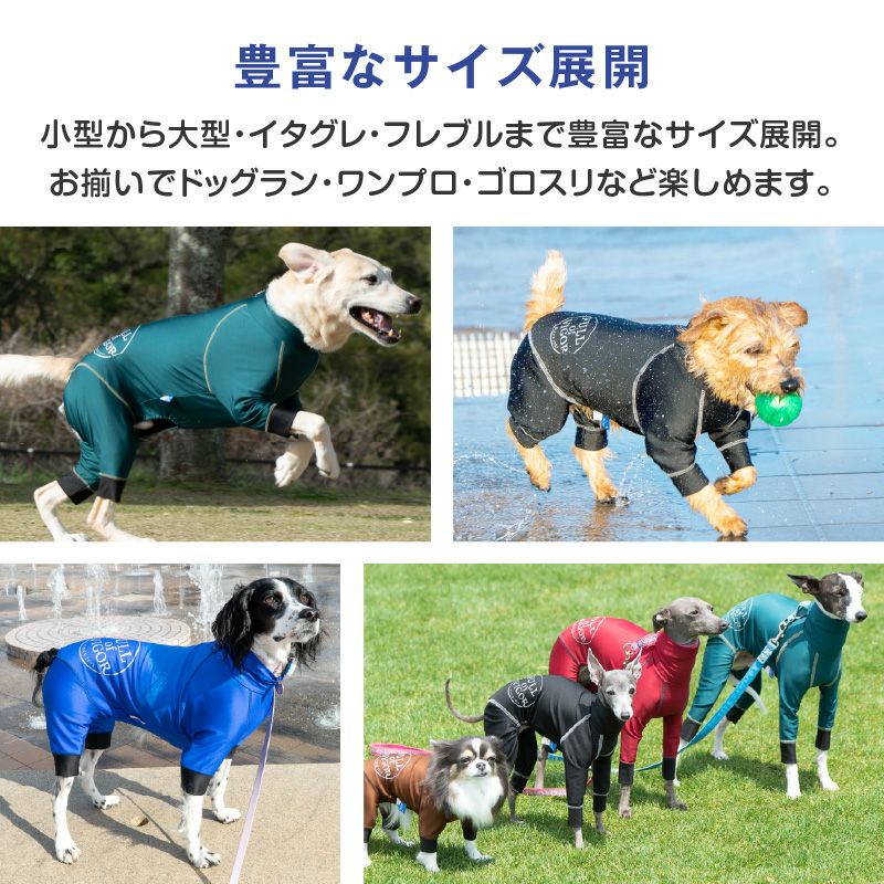 サークルプリント撥水ラッシュガード・中型