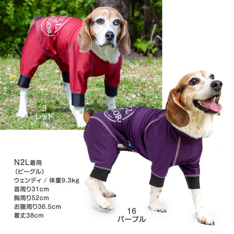 サークルプリント撥水ラッシュガード・中型