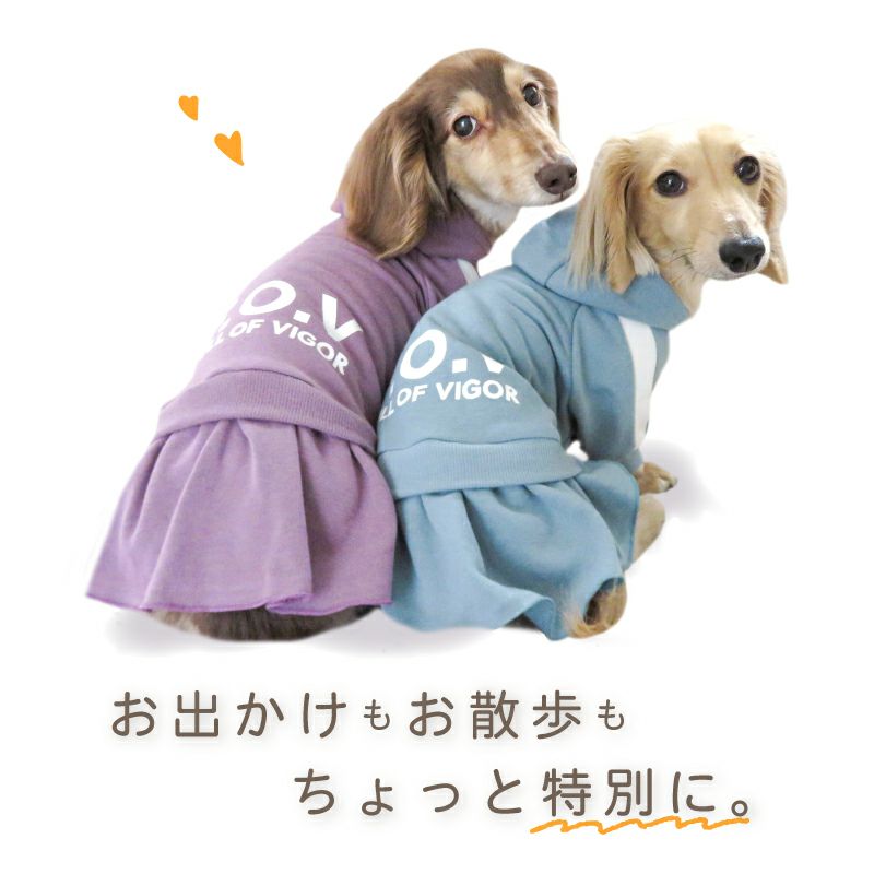 ドッグプレイ(R)セットアップ風ワンピース