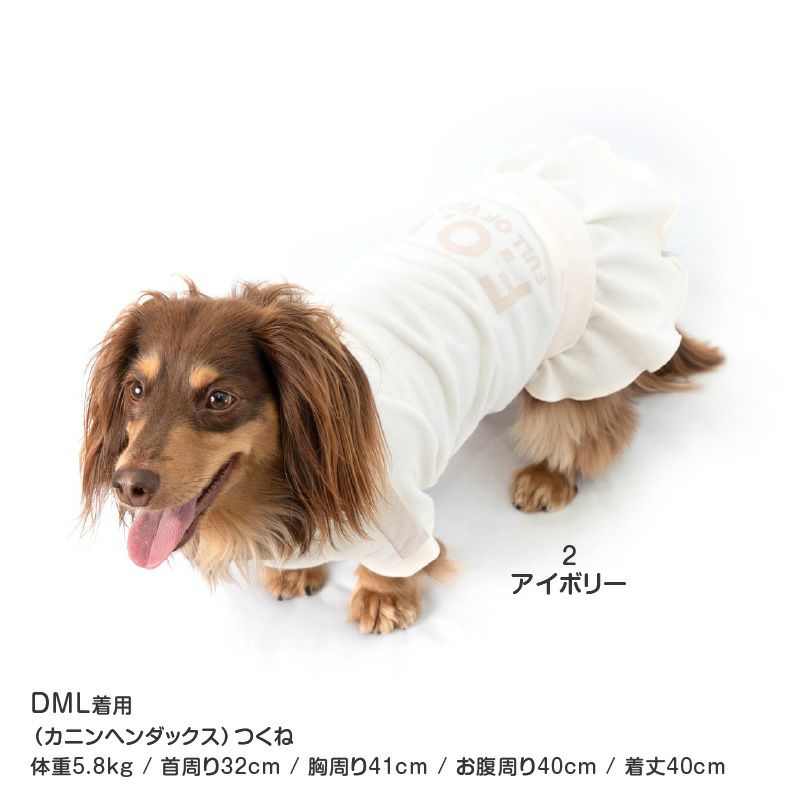 ドッグプレイ(R)セットアップ風ワンピース