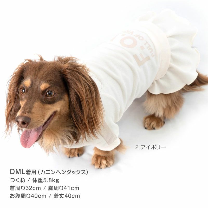 ドッグプレイ(R)セットアップ風ワンピース