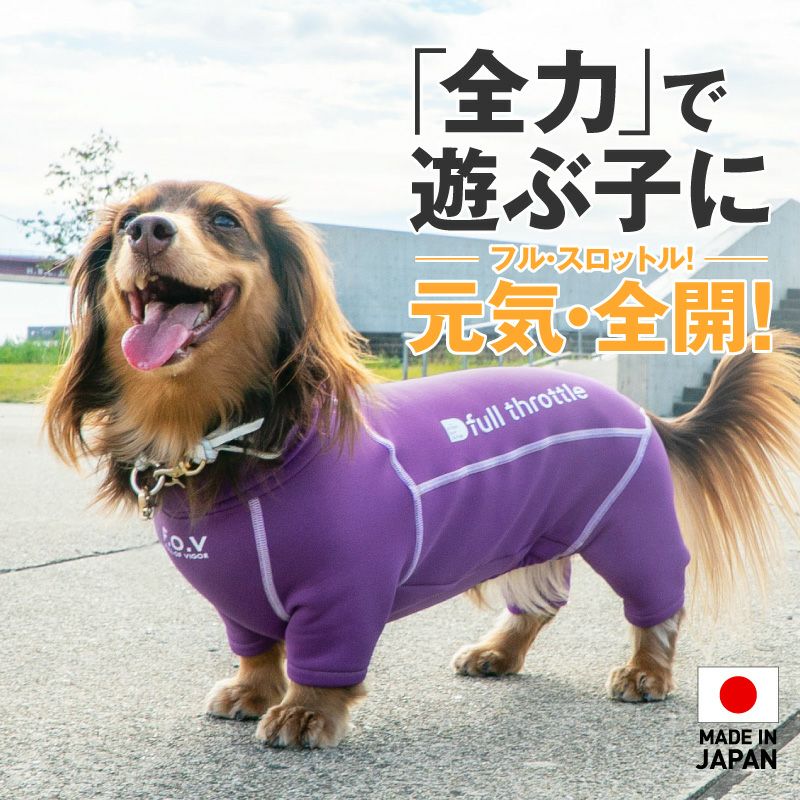 ドッグプレイ(R)裏起毛ラッシュガード(ダックス・小型犬用)