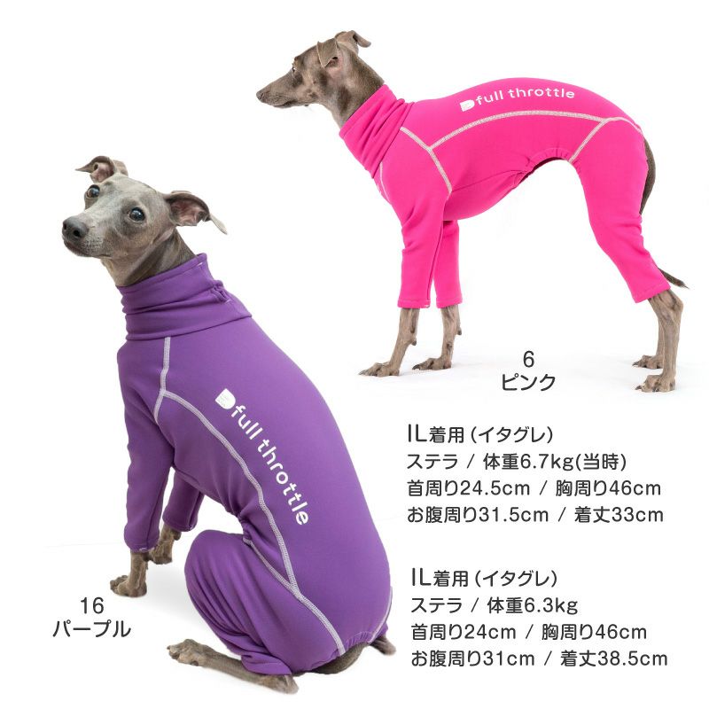 ドッグプレイ(R)裏起毛ラッシュガード(イタグレ用)
