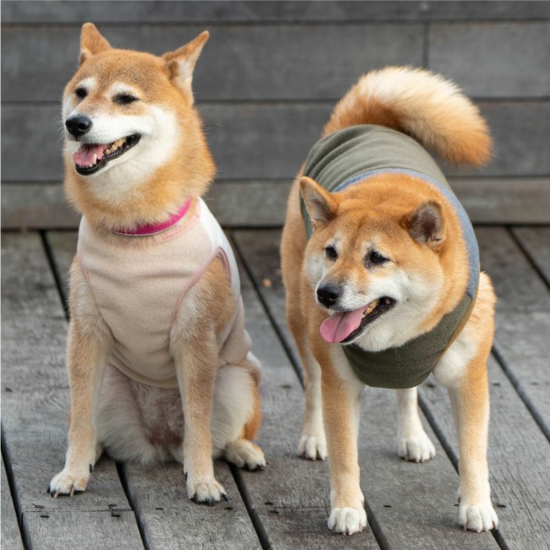 バイカラーフリースタンク(中型犬用)