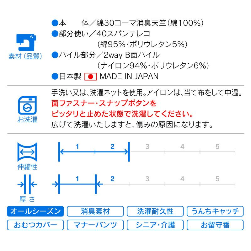 うんちキャッチ&おむつカバープーぱんつ(R)(ダックス・小型犬用)