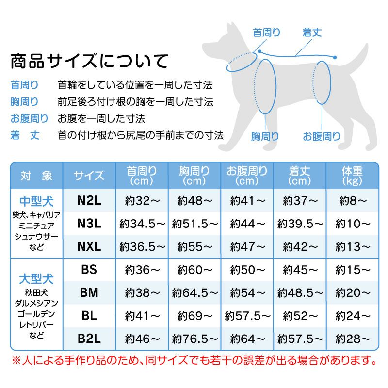皮膚保護服スキンウエア(R)(男女兼用/大型犬用/抗菌・消臭素材)
