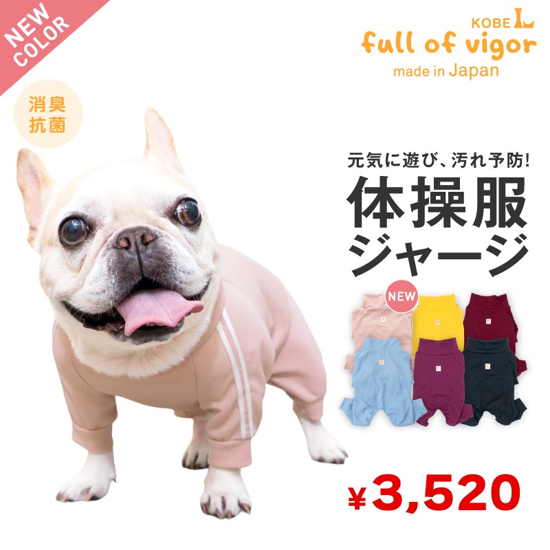 ドッグプレイ(R)体操服ジャージつなぎ(フレブル用)