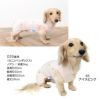 接触冷感バラエティ柄ツルツルつなぎ(ダックス・小型犬用)