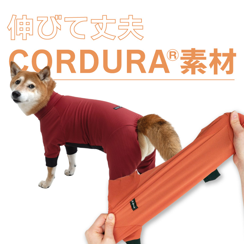 ドッグプレイ(R)接触冷感ストレッチハニカムラッシュガード(中型犬用)