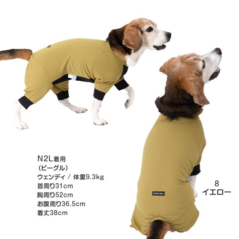 ドッグプレイ(R)接触冷感ストレッチハニカムラッシュガード(中型犬用)