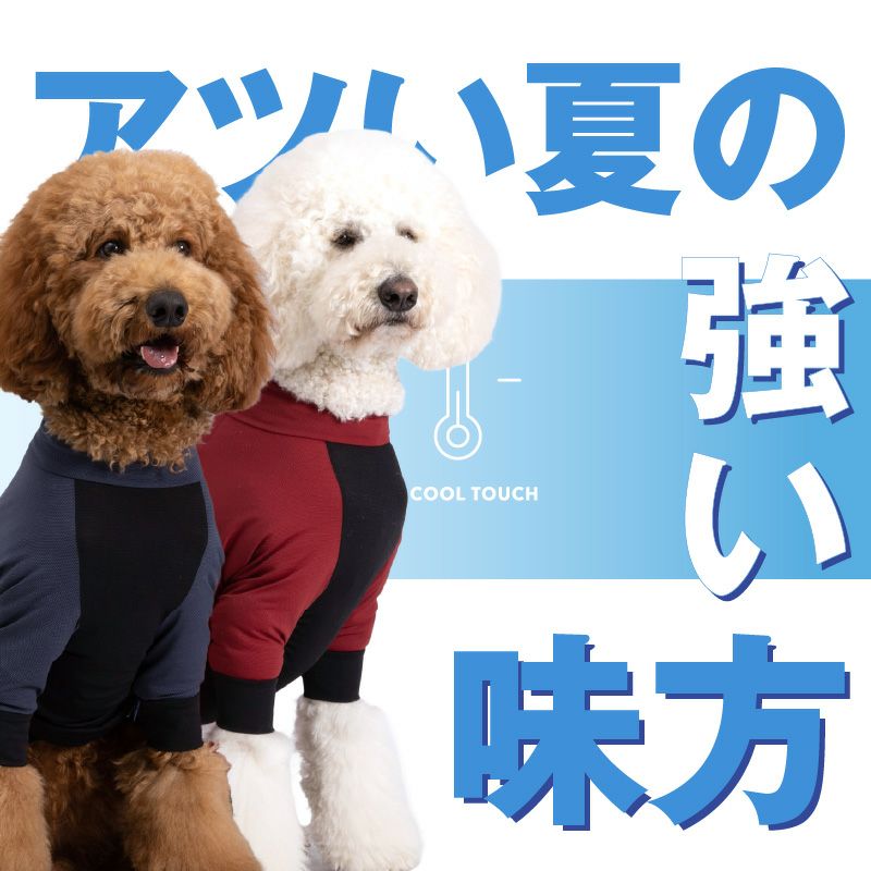 ドッグプレイ(R)接触冷感ストレッチハニカムラッシュガード(大型犬用)