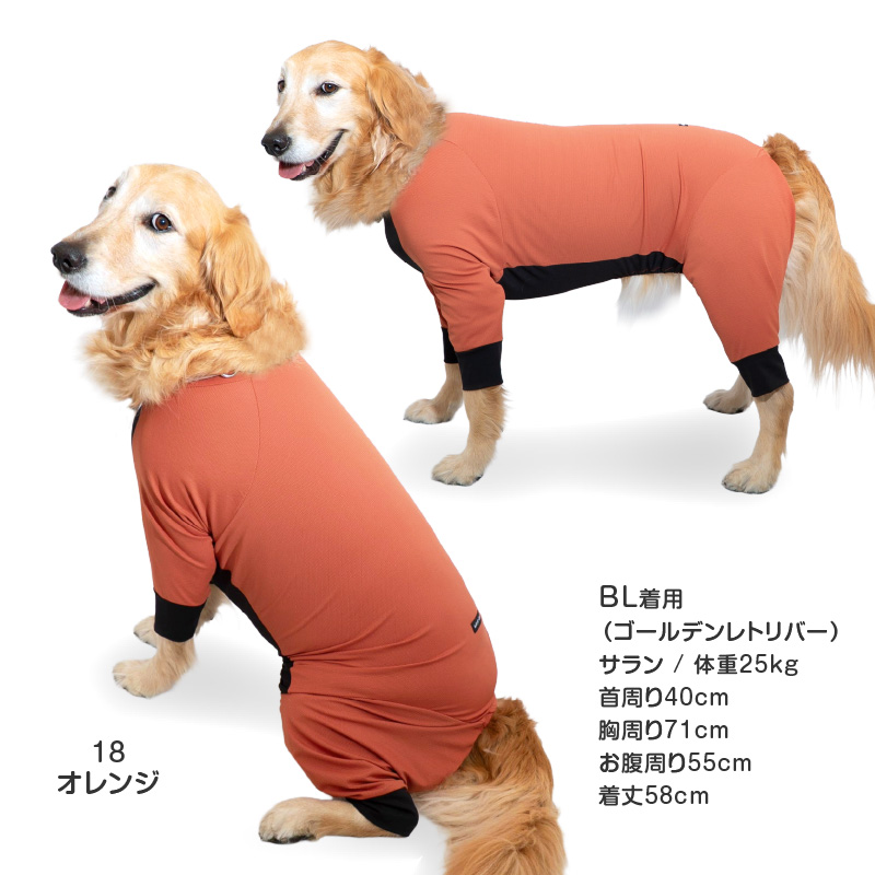 ドッグプレイ(R)接触冷感ストレッチハニカムラッシュガード(大型犬用)