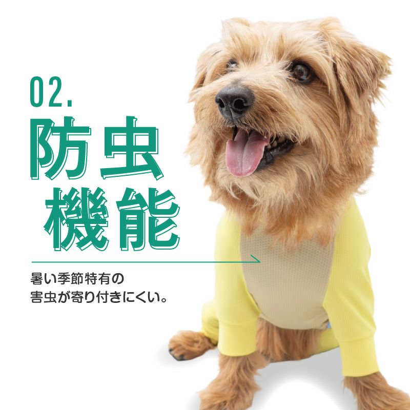 ドッグプレイ(R)吸水速乾防蚊ラッシュガード(ダックス・小型犬用)