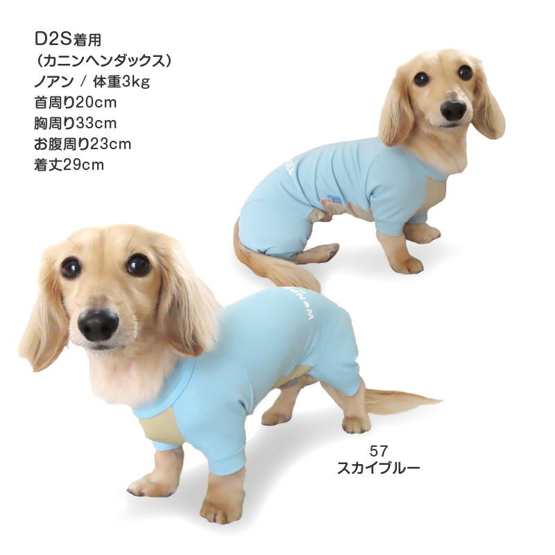 ドッグプレイ(R)吸水速乾防蚊ラッシュガード(ダックス・小型犬用)