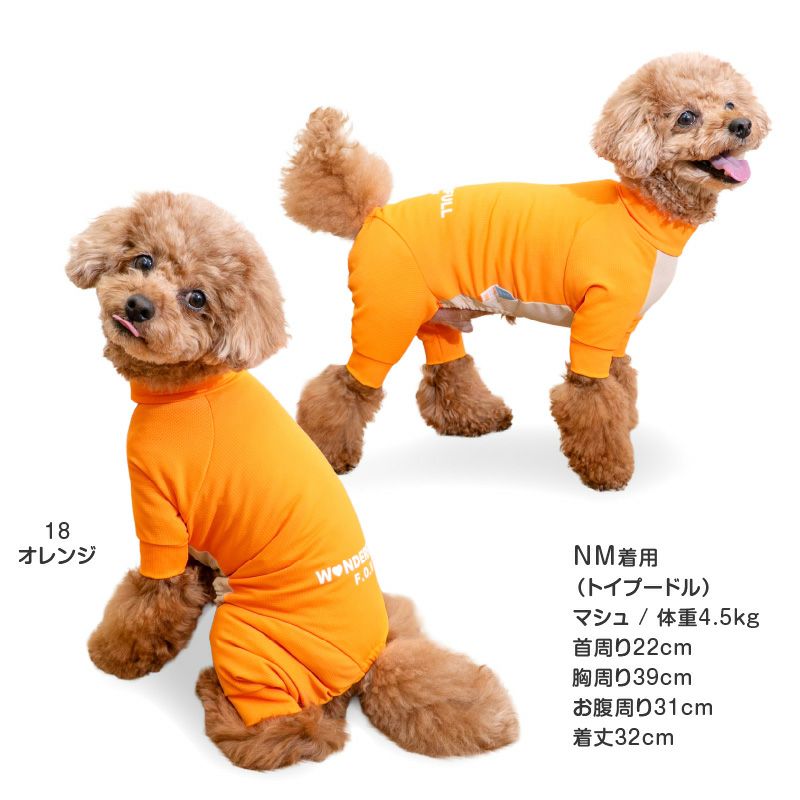 ドッグプレイ(R)吸水速乾防蚊ラッシュガード(ダックス・小型犬用)